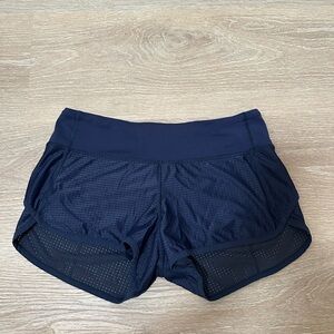 Lululemon Athletica Dark Blue Women's Athletic Shorts